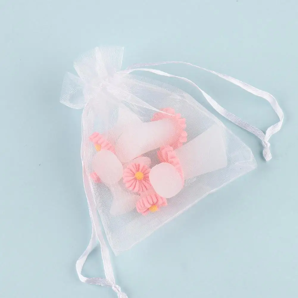 Easy to Use 8Pcs Small DIY Nail Toe Separator Stable Base Toe Splitter Sweat-absorbent Manicure Tool