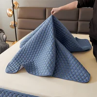 WOSTAR 360° fully enclosed mattress protector cover with zipper quilted thicken couple luxury double bed sheet protection pad 4