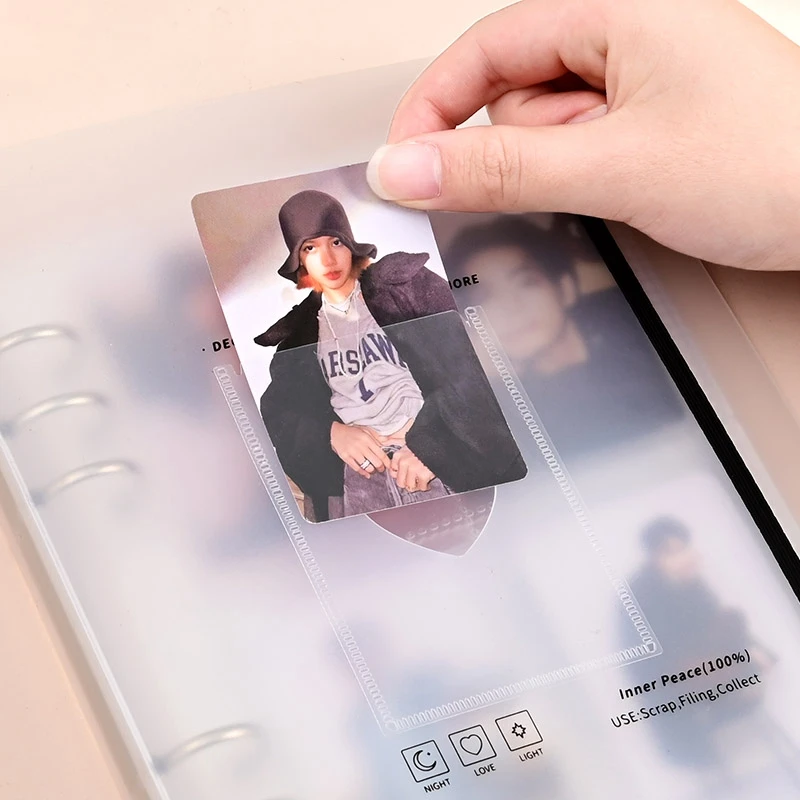 Photo album, photocards collection, protector, holder, trading card binder Binder Photocards Kpop Card Collect Book Binding Machine A5 Photo Albums