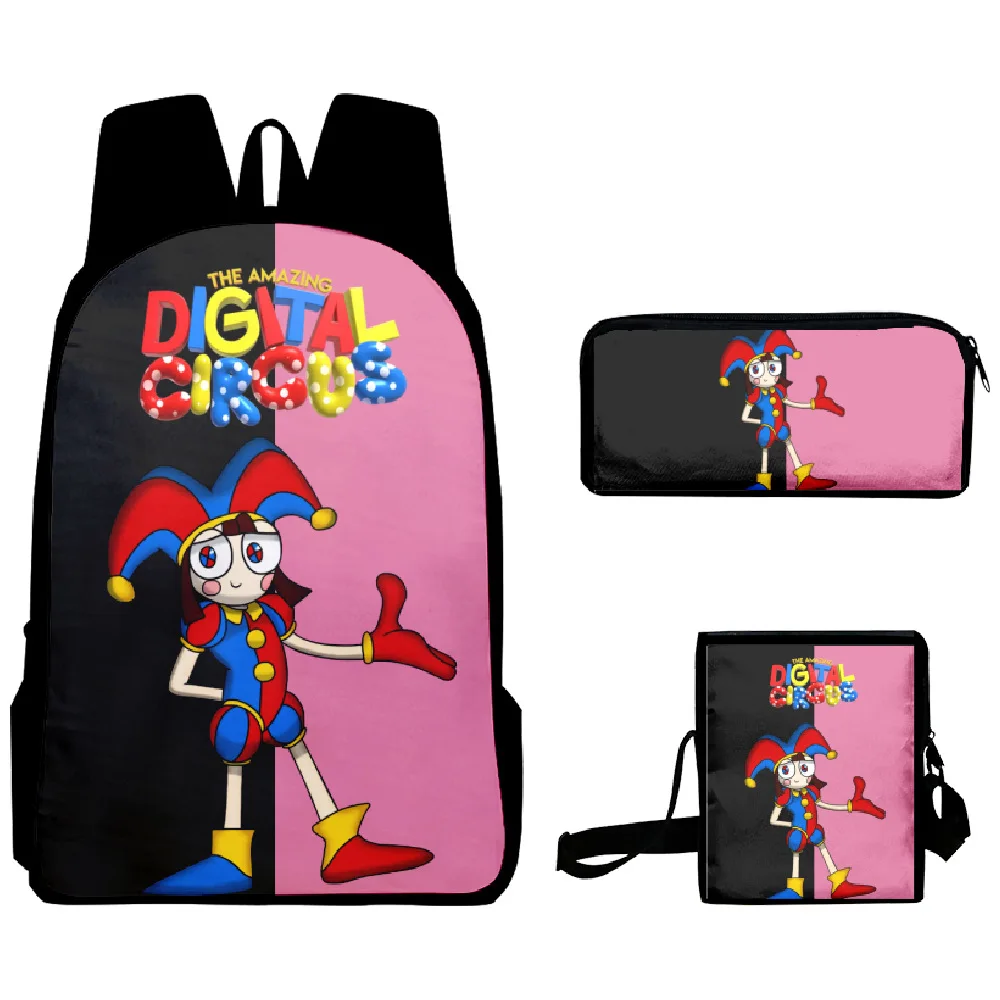 

3 шт./комплект, Детский рюкзак для ноутбука, с 3D-принтом