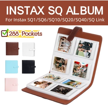 1 pz, album fotografico da 288 tasche per fotocamera Instax Square SQ1/SQ6/SQ10/SQ20/SQ40 Kodak Mini 3 Square, Mini Shot 3 Square
