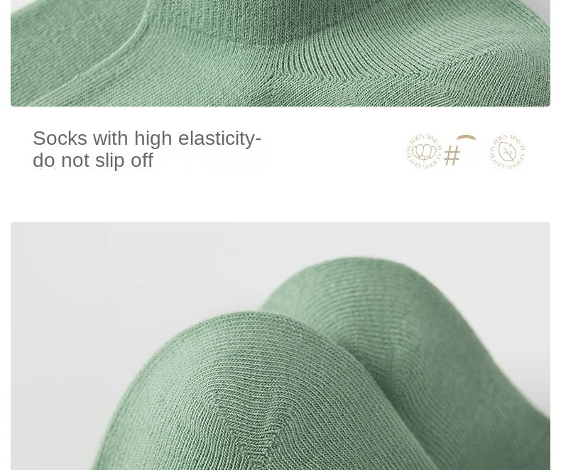 Rutschfeste Unsichtbare Damensocken 100% Baumwolle Niedrig Geschnittene Bootsocken Sommer Dünn Atmungsaktiv Anti-Geruch Schweißabsorbierend Unsichtbare Socken – Detail 20