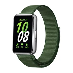 Nylon Woven Replacement Watch Strap - Fit3 (Green)
