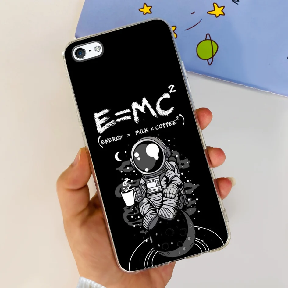 Astronaut Art Shockproof Soft TPU Phone Case