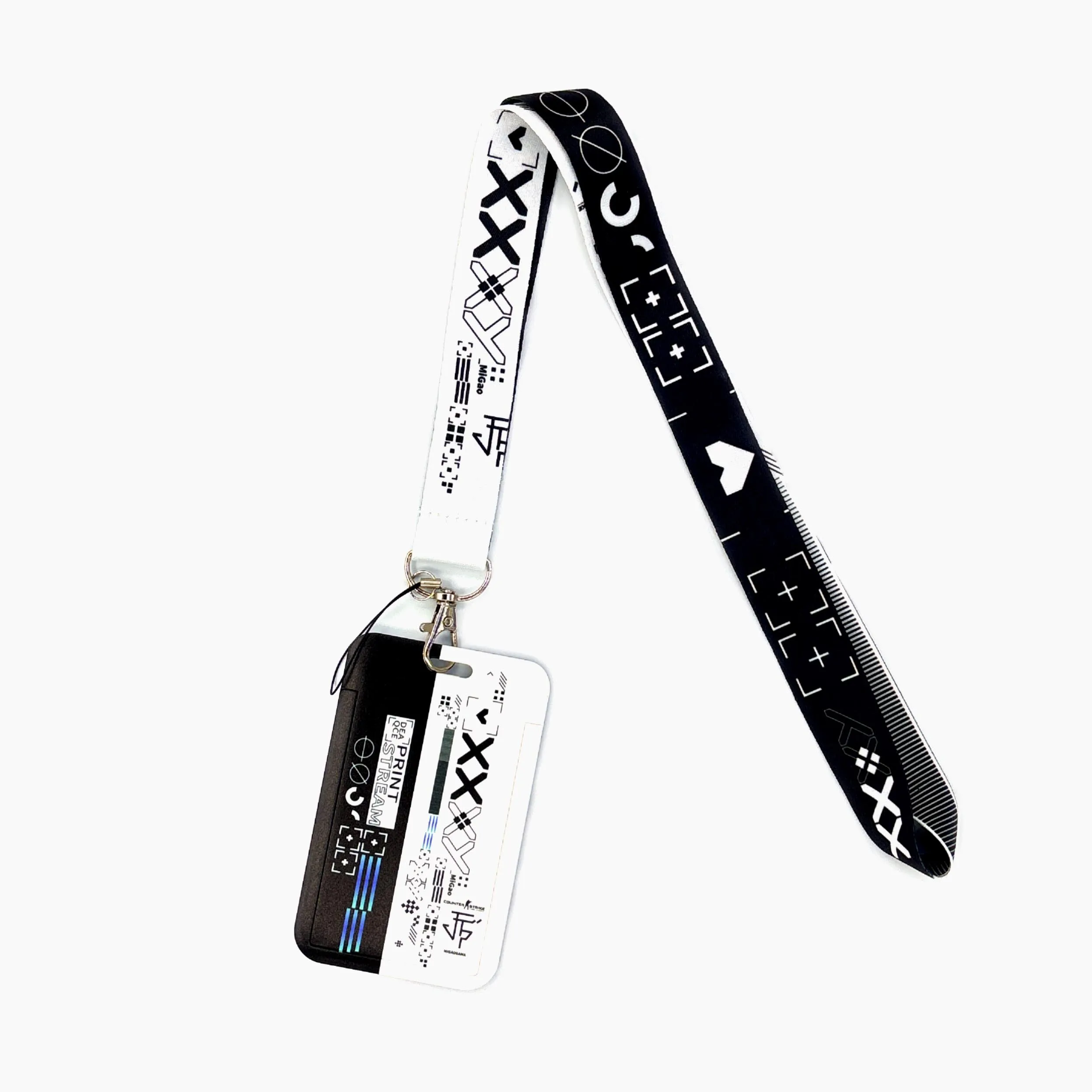 Versatile Card Holder Lanyard with Protective ID Badge and Credit Card Case