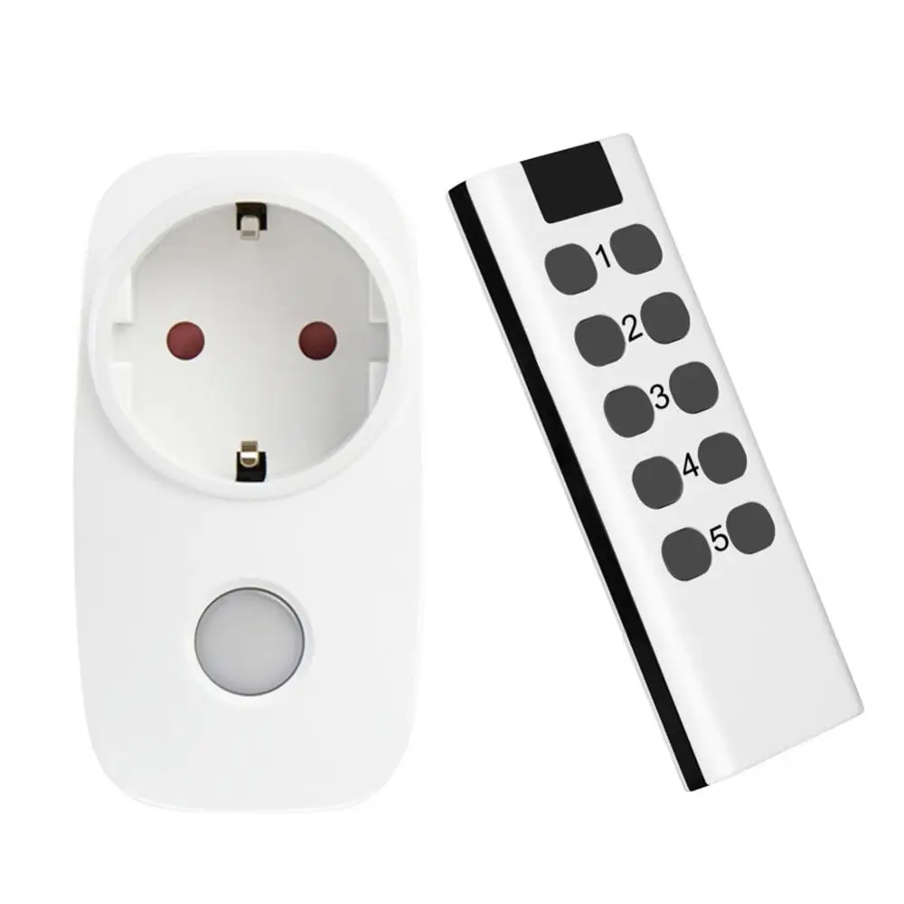 무선 미니 전원 소켓, 리모컨 Smart Homme 리모컨 콘센트, EU Rf, 433mhz 플러그, 16a