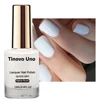 Tinovo Uno White Nail Polish Natural Dry Normal Nail Lacquer Strengthener Treatment Care 12ML Non-peeling Oil-based Nail Enamel 2