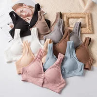 Anti-Sagging Cotton Maternity & Nursing Bra - Thin and Elastic, Push-up, Suitable for Feeding and Pregnancy, Wirefree 1