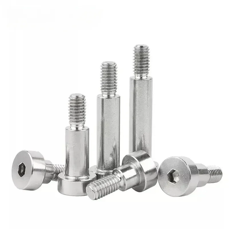M2 M2.5 M3 M4 M5 M6 M8 M10 304 Stainless Steel Hex Socket Cap Head Roller Bearing Shoulder Screw Allen Bolt