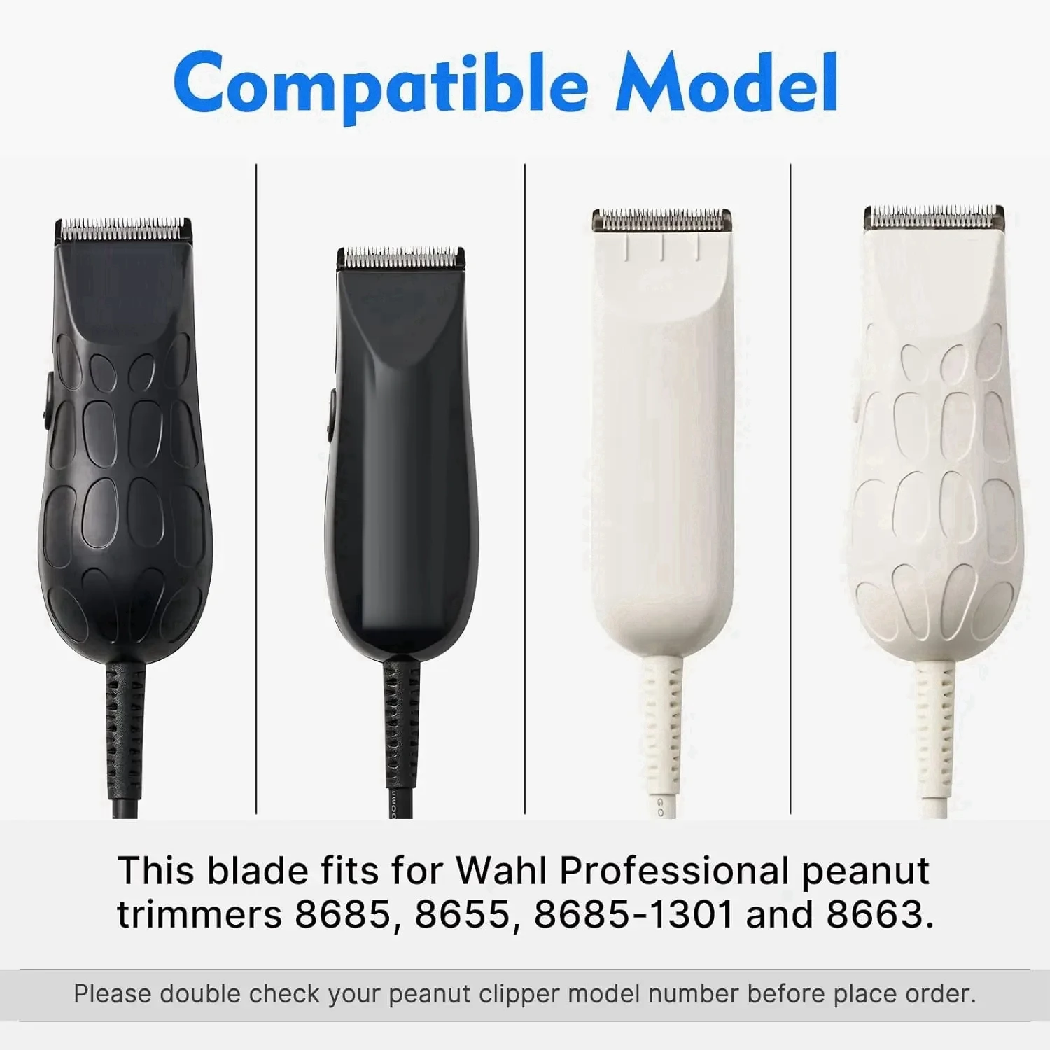 Barber Hair Clipper Blade Peanut Clipper/trimmer Replacement Blade Snap-On For Wahl Peanut Hair Clipper 8685, 8655, 8663, 8685-1701