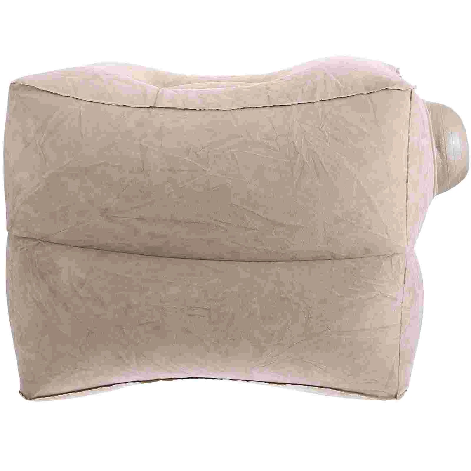 

Foot Rest Inflatable Mat Travel Pillow Chair Wear-resistant Leg Cushion Desk Work Airplane Footrest
