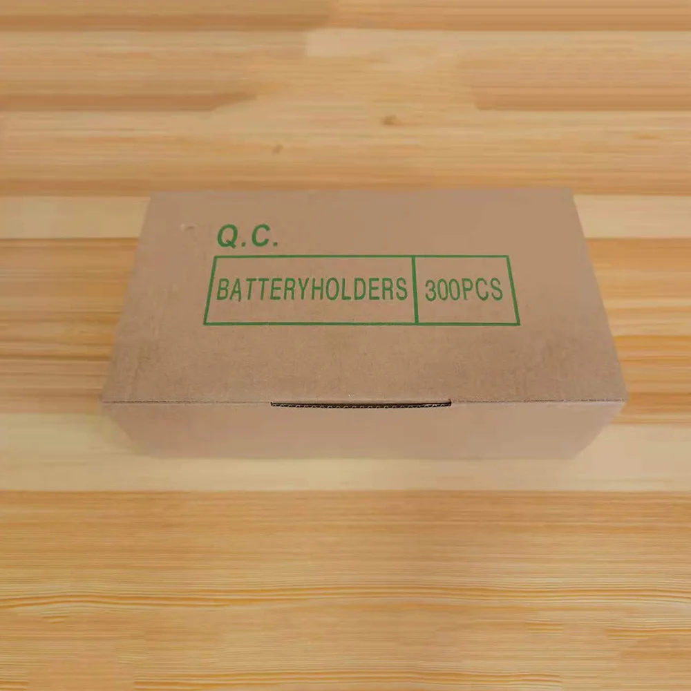 300개/박스 3V CR2025 CR2032 버튼 배터리 케이스 코인 셀 소켓 홀더 보관함 2025 2032 홀더