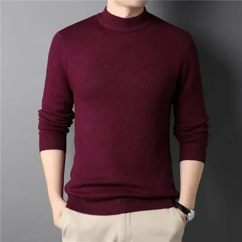 Wool-2023-Brand-New-Men-s-Cashmere-Sweater-Half-Turtleneck-Men-Sweaters ...