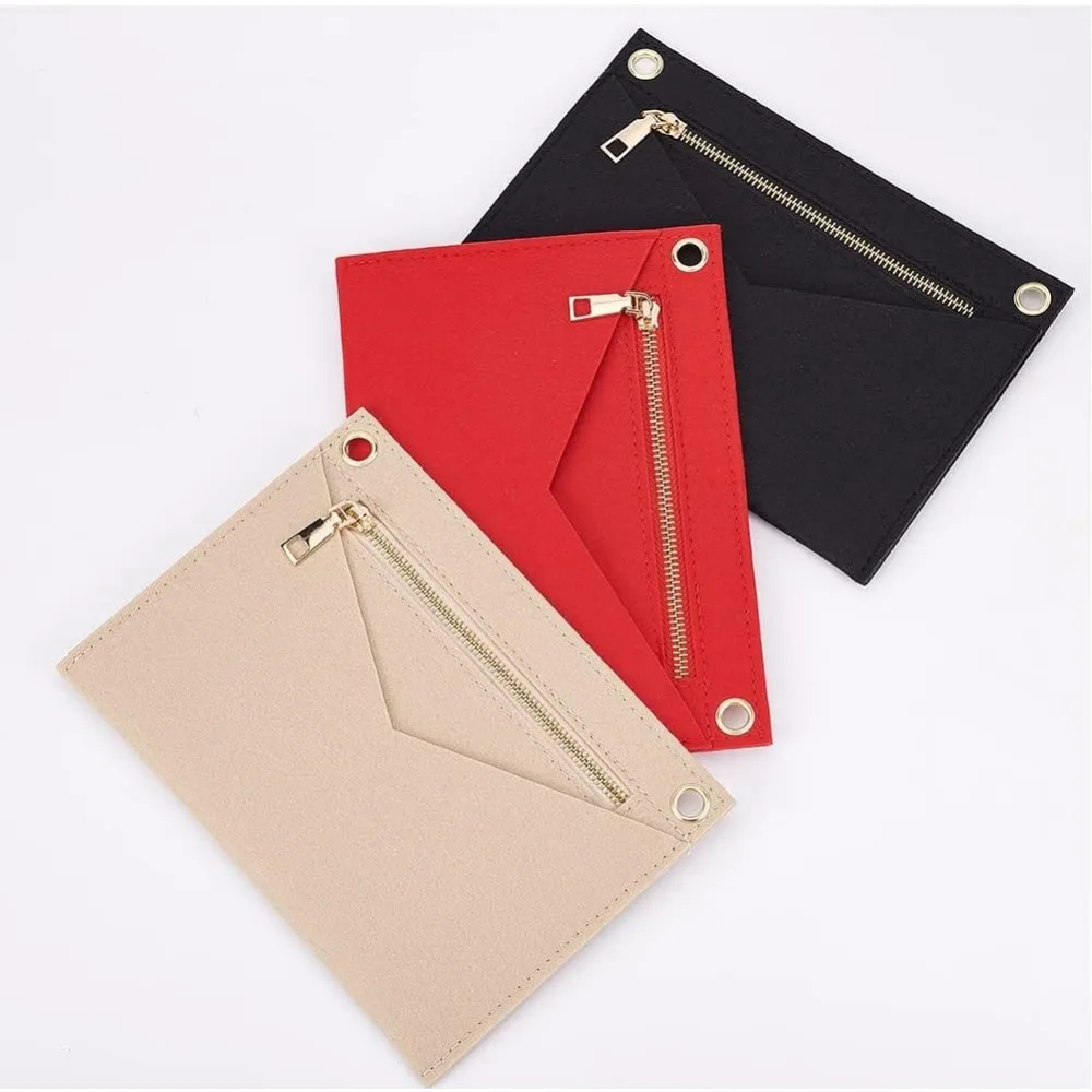 Crossbody Purse Conversion Kit for LV Kirigami Pochette Felt Handbag Insert Liner Shaper Detachable Large Pouch Wallet Insert