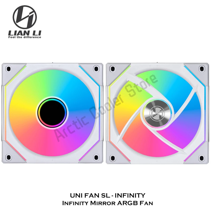Sl-infinity Lian Li-fan sl Infinity 140 Ventilador com Daisy Chain Argb Sistema L-connect 3.0 Preto e Branco 14cm - Imagem 5
