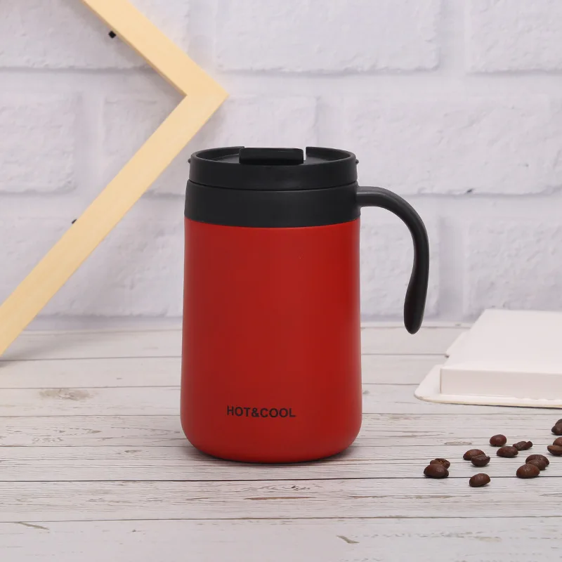 Tebru Stainless Steel Vacuum Thermos Insulated Water Bottle Travel Mug  Coffee Tea Cup 350ml, Hot Cup, Thermos Water Bottle