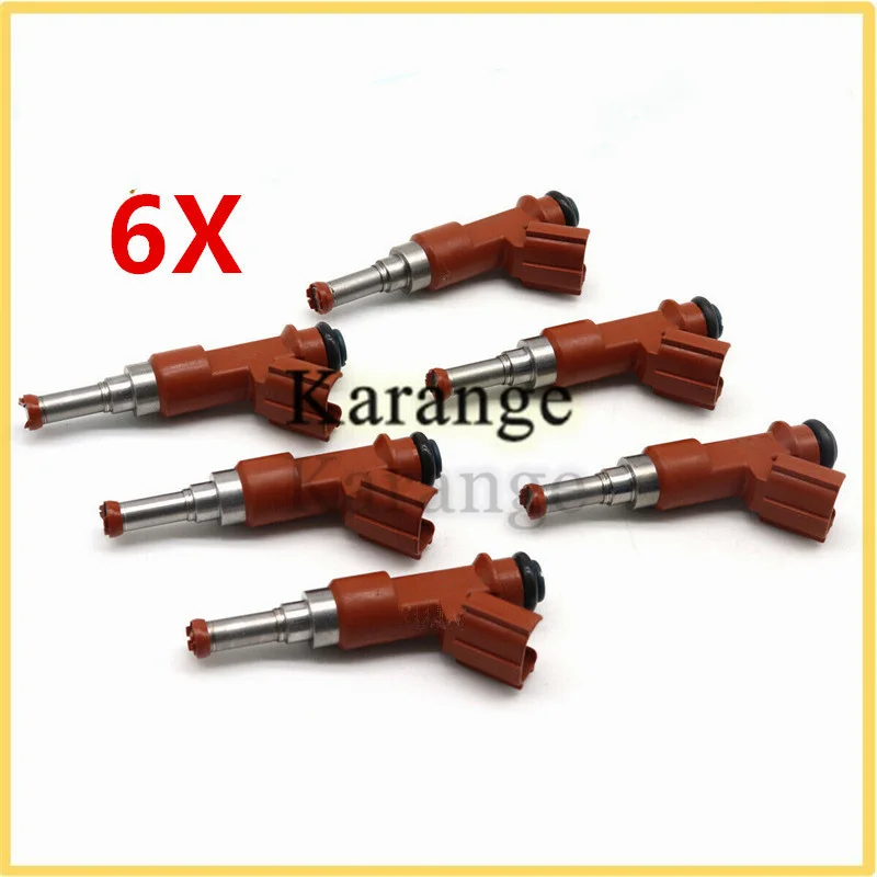 

Newly 6pcs 23209-31050 23250-31050 23250-0P040 Fuel Injector for Toyota Avalon Camry Highlander RAV4 Sienna Venza 3.5L V6