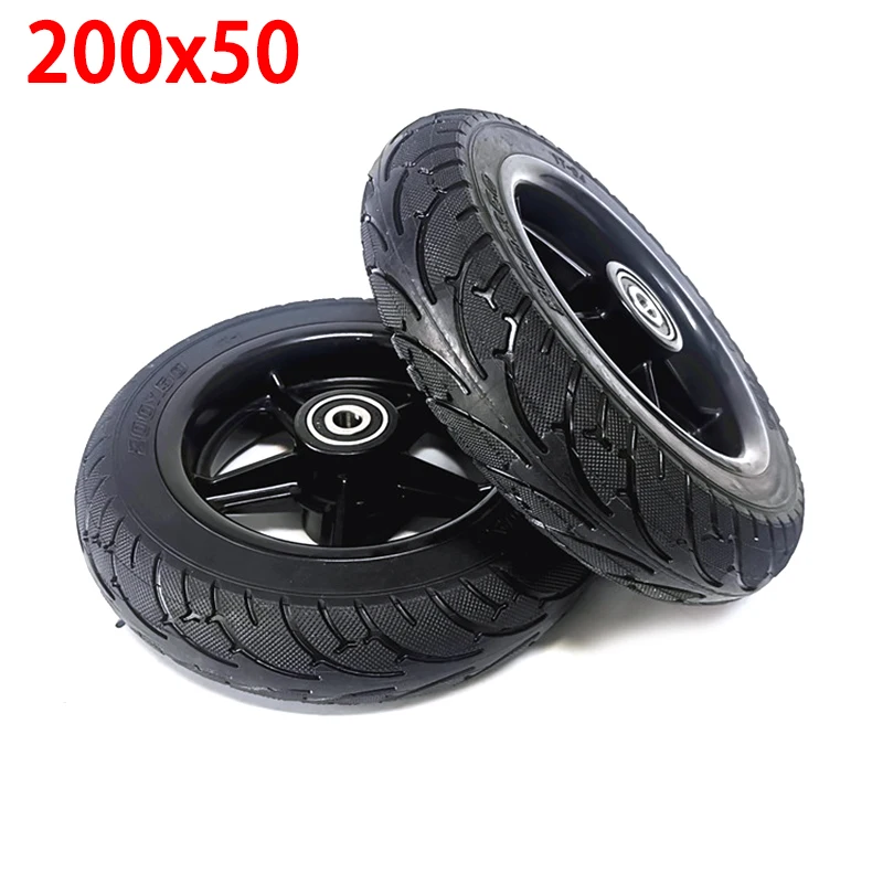 

8 Inch 200*50 Wheel Scooter Solid Tyres 200x50 Wheels Electric Wheel Hub Non-pneumatic Tires for Electric Scooter