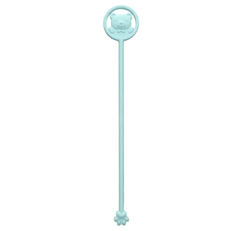 Baby Formula Mixer Cartoon Mixing with Temperature Sensing Function for Perfectly Warm Feeding Silicone Stirrer