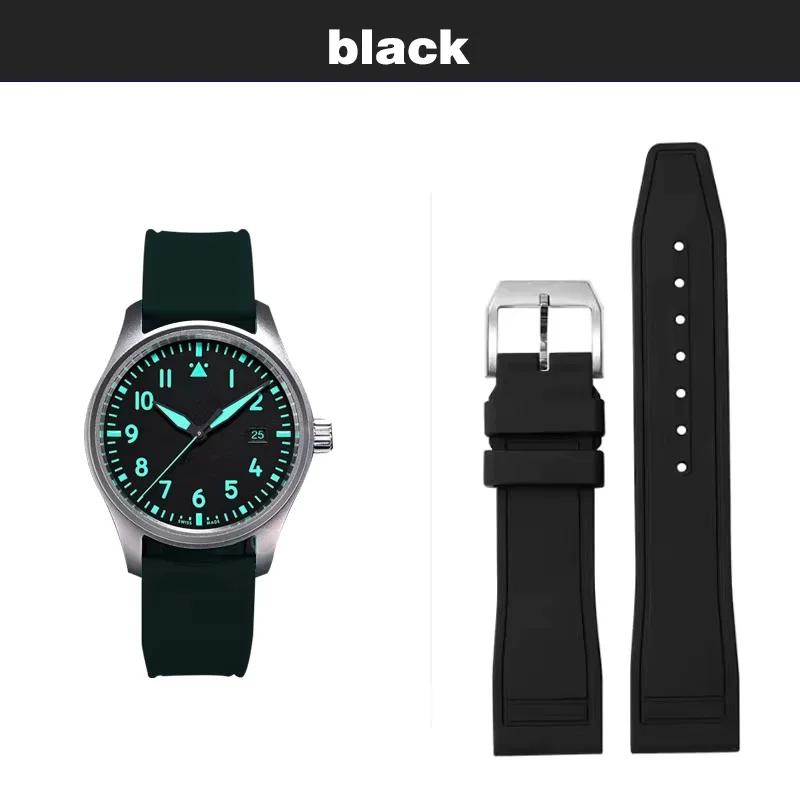 Premium Quick Release Rubber Watch Strap - Sport Bracelet Accessories Wristband - 20mm, 21mm, 22mm