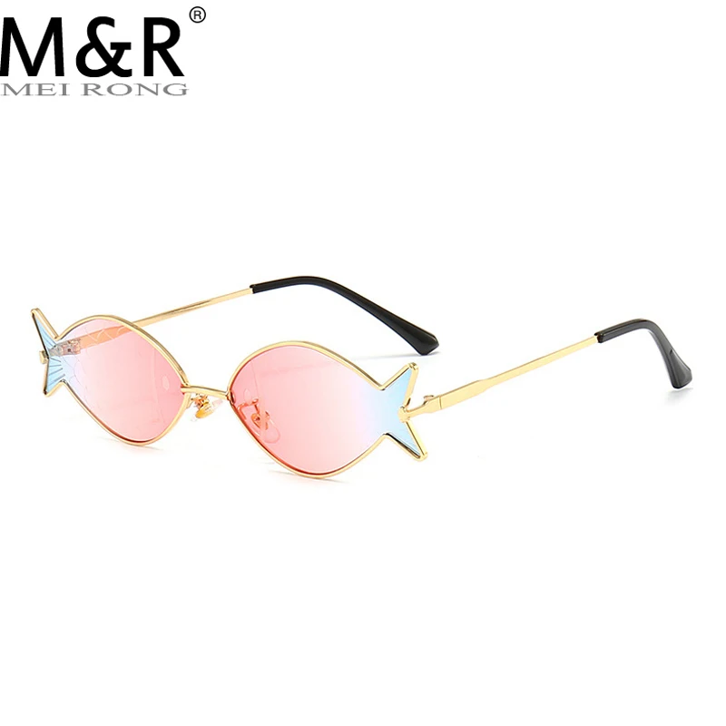 New Polygonal Personality Fashion Women's Sunglasses Gradient