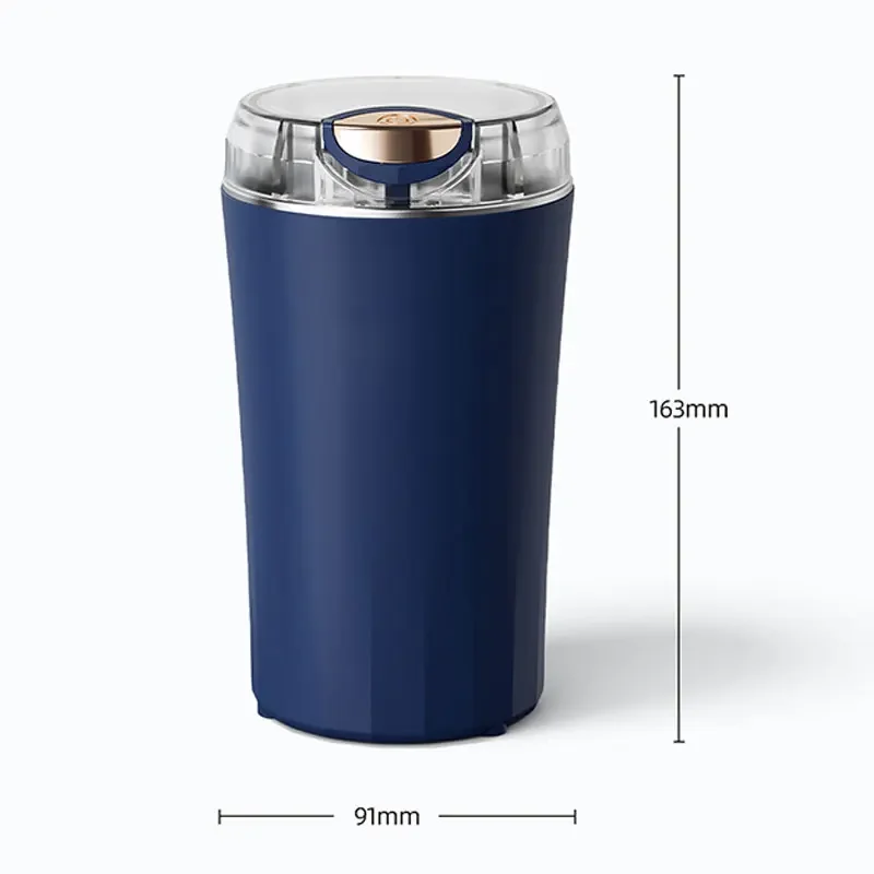 2024 New Portable Coffee Grinder Household Small Grain Grinder 8 Knife Stainless Steel Nut Bean Grain Grinding Mixer 6