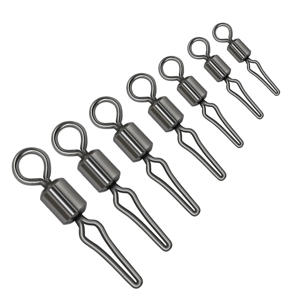 Lot De 50 émerillons à Tire-bouchon LT Easiyl - Tailles #2 à #10 Pour Pêche Eau Douce & Salée
