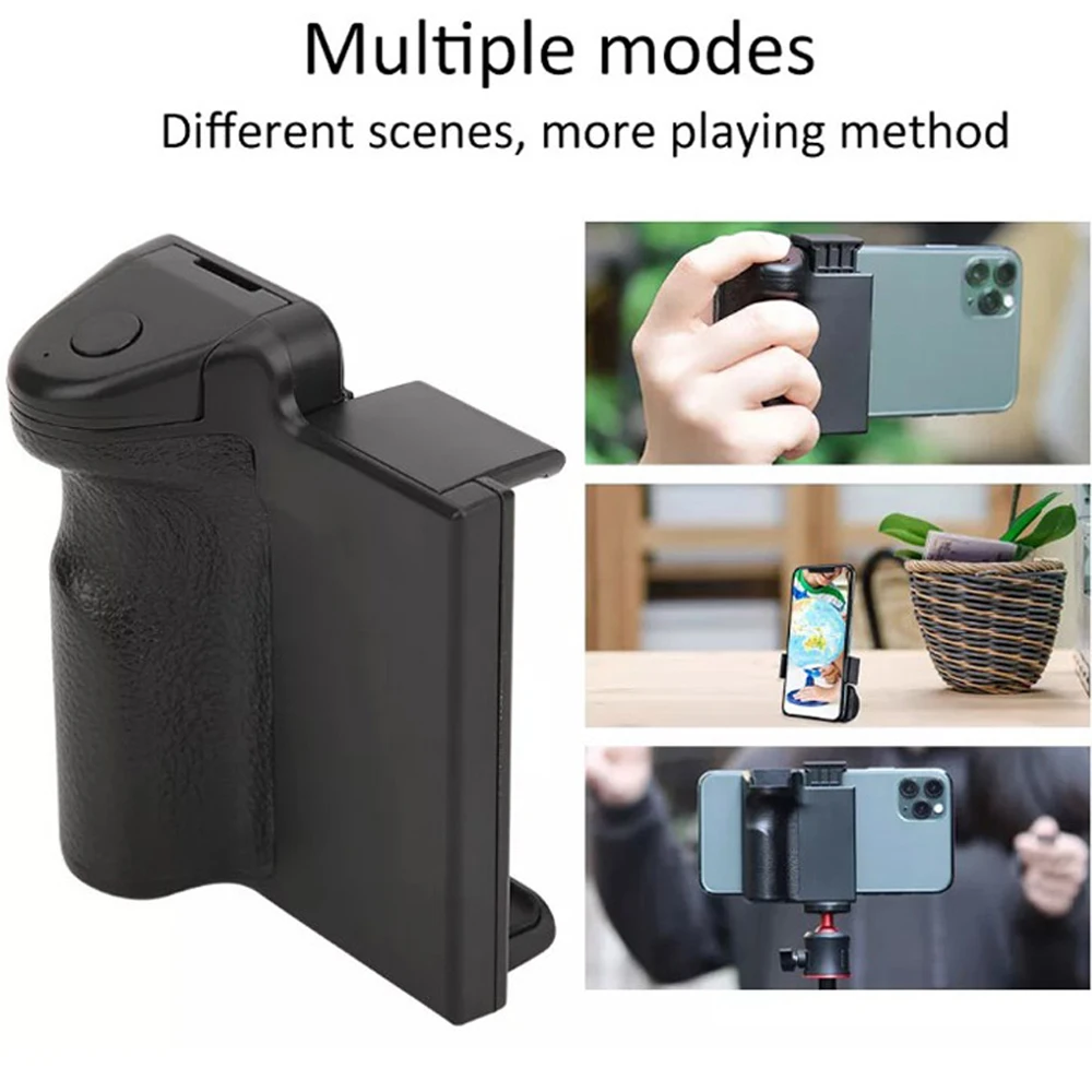 Camera Accessories Phone Clamp Holder Smartphone Handheld Selfie Booster Hand grip Bluetooth Remote Control Phone Shutter for iPhone Android Phone