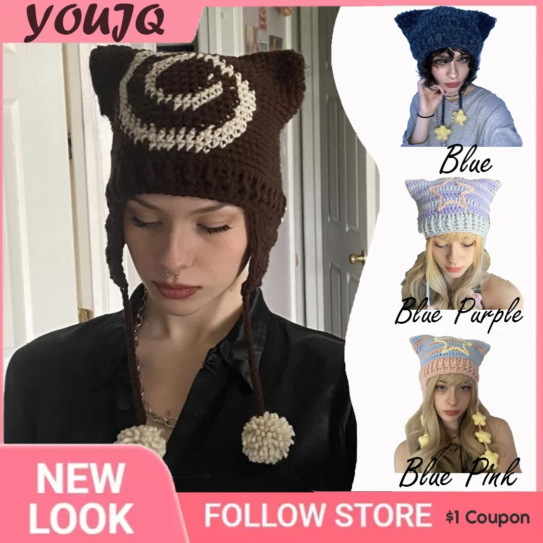 Bonnets Mignons Pour Femmes - Chapeaux Duveteux Kawaii Avec