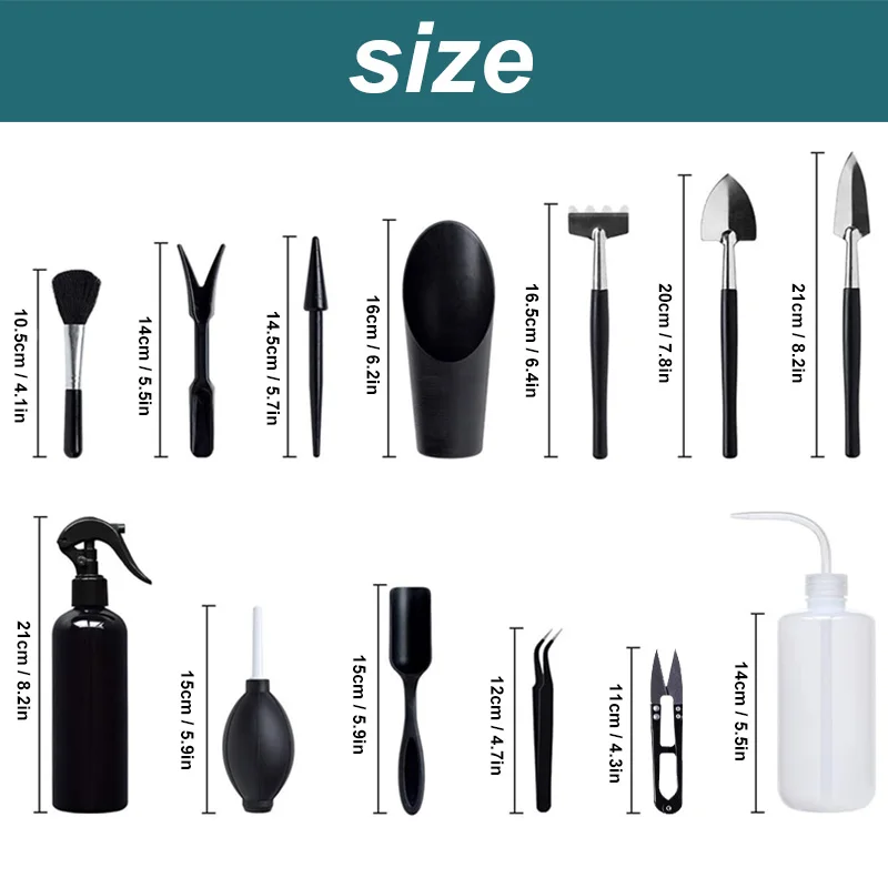 Lot De 14 Outils Pour Plantes Succulentes, Kit D'outils De Repiquage De