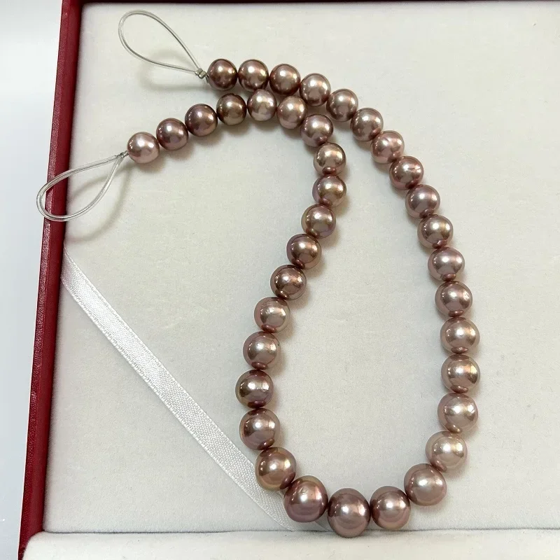 

Новое поступление, 11-13 мм, натуральное море, подлинный Блестящий Свадебный женский ювелирный подарок, подвески из стерлингового серебра 925 пробы