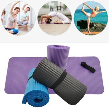 15MM Thick Yoga Mat Non Slip Fitness Pad for Yoga Pilates Meditation High Density Exercise Mat Gym Durable Workout Mat Exercise