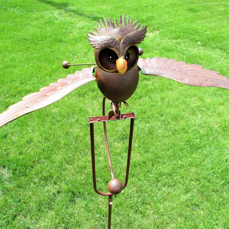 

Owl Garden Outdoor Lawn Lamp for Garden Decoration Waterproof Christmas Outdoor Garden Decorative statues