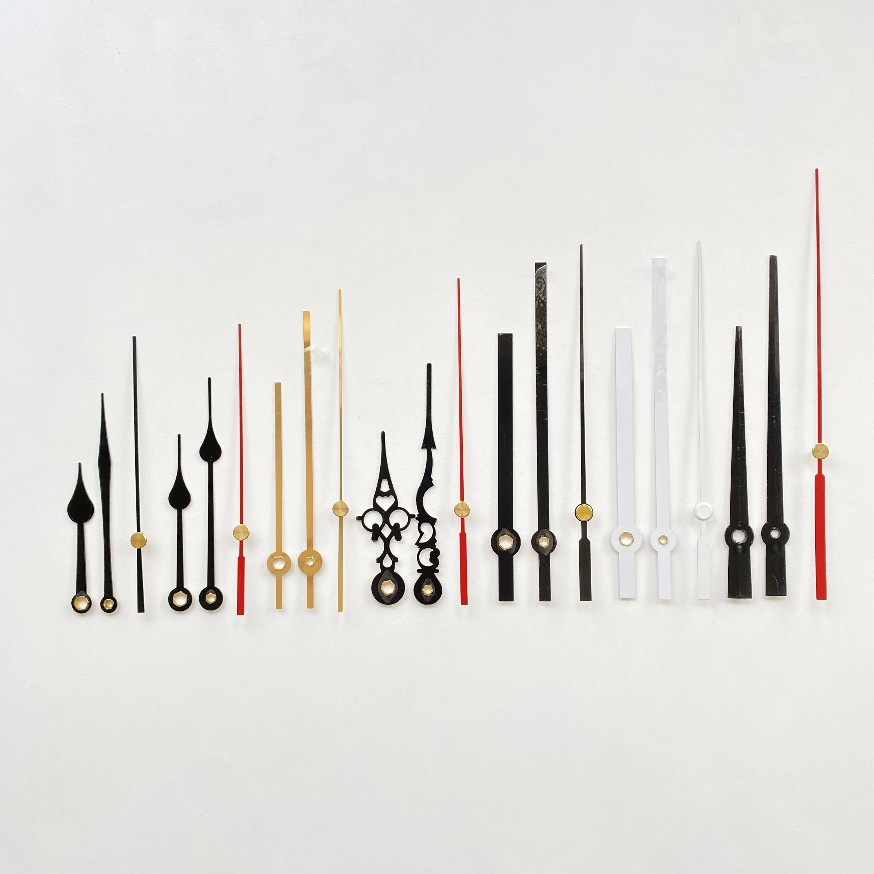 Metal Wall Clock Hands for 12888 Clock Movement Gold Home Decor Hour Hand Minute Hand Second Hand Large Clock Pointer Set