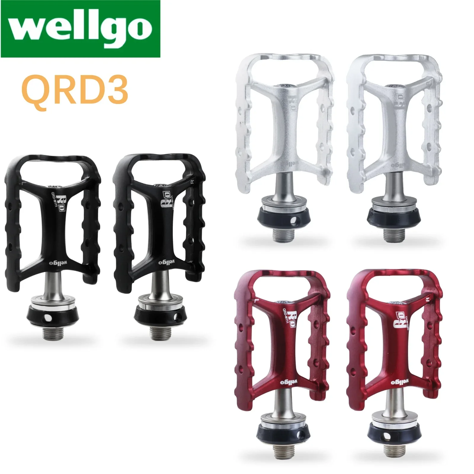 Wellgo-Bike-Pedals-QRD3-Quick-Release-Device-M111-Ultralight-Quick ...