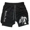 Men Performance Shorts Anime Attack On Titan Print Gym Shorts Summer Sports Fitness Workout Jogging Short Pants 6
