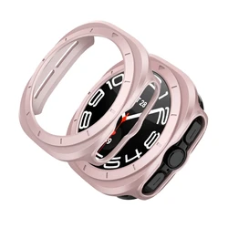 Durable Protective Hard Bumper Case for Samsung Galaxy Watch 7 Ultra Accessories (Rose Gold)