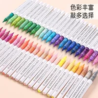 126/9 Direct Liquid Acrylic Art Markers Paint Pens Brush Color Marker for Rock Painting Stone Glass DIY Art Supplies Stationery 2