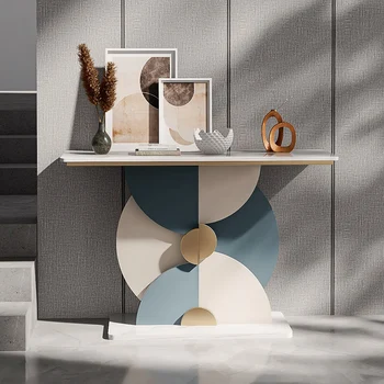 Consolle dal design italiano Soggiorno di lusso Consolle classica unica Consolle in marmo alla moda Meuble Mobili moderni
