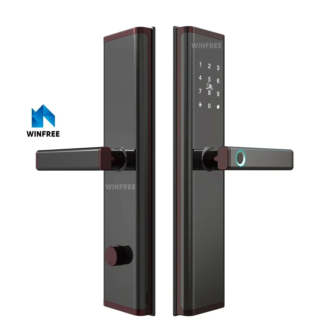 공장가 WiFi TTLock 스마트 도어락 디지털 키패드 전자 키리스 도어락 지능형 스마트 도어락 현관문용