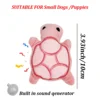 Dog Toy Mini Turtle Plush Chew Toy for Puppies Teething Relief Interactive Bite Resistant Dog Toy Dental Health Safe Fun Play 6