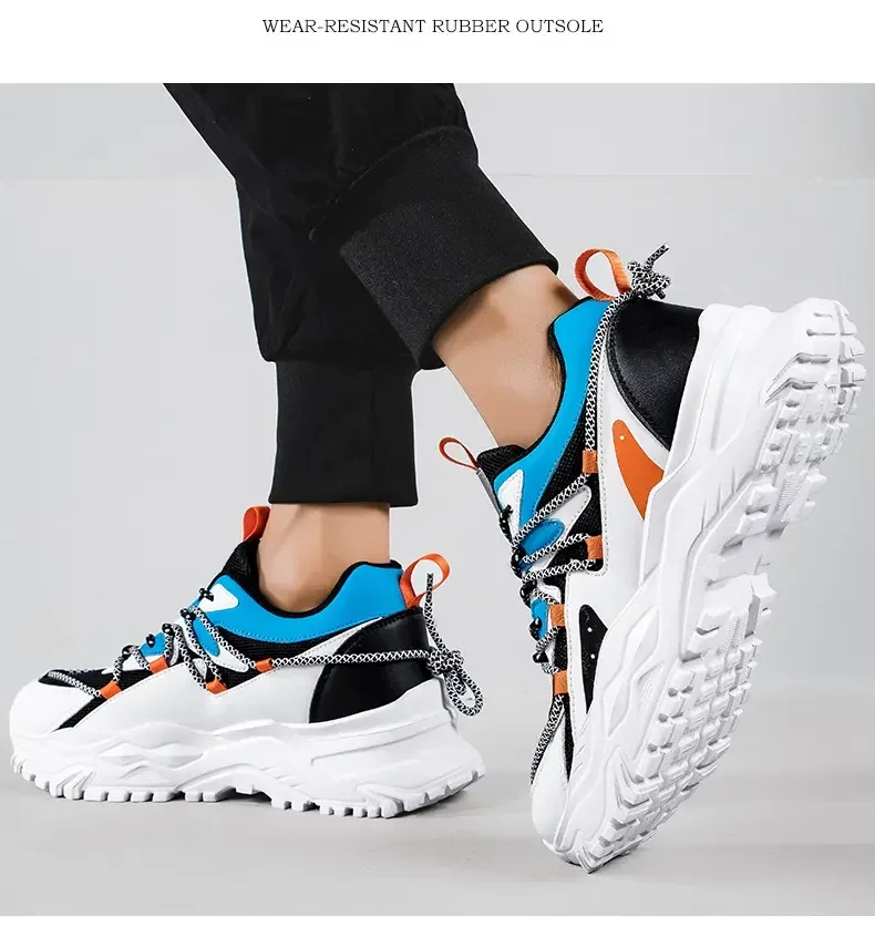 2024 Wandelschoenen 메쉬 리히트지윅 Sok Laodiechao Schoenen, Dikke Zolen Voor Heren 운동화