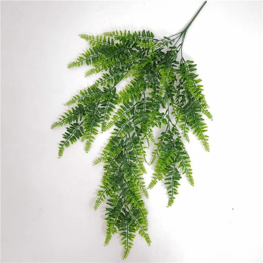 Artificial Plants 1/3Pcs Vine Persian Leaf Festival Home Garden Arch Balcony Desktop Wedding Festival DIY Gift Party Decorations