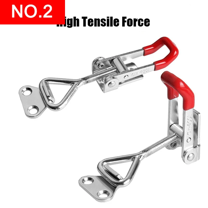 Adjustable Toolbox Case Metal Toggle Latch Catch Clasp Quick Release Clamp Anti-Slip Push Pull Toggle Clamp Tools