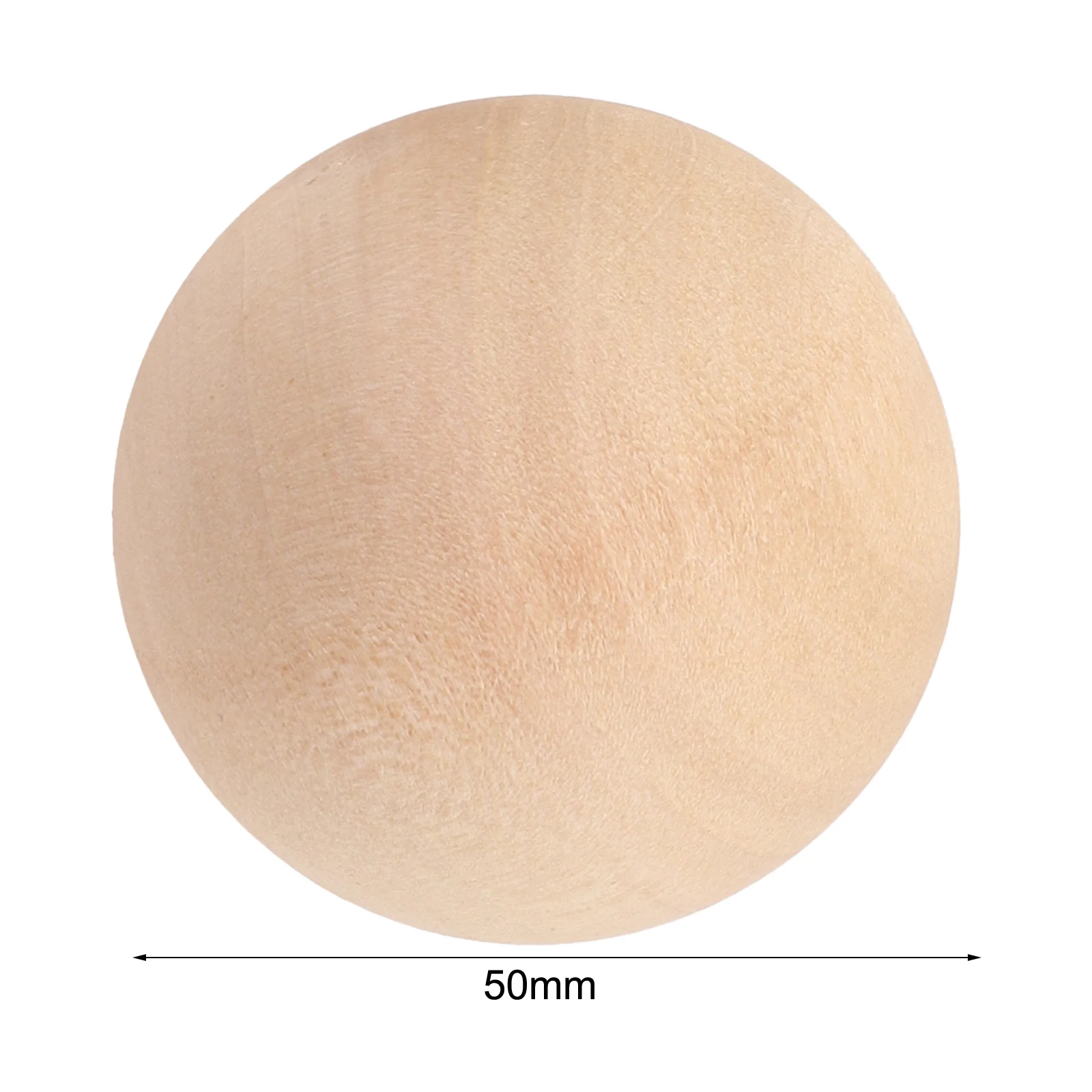 Natural Hardwood Craft Wood Balls