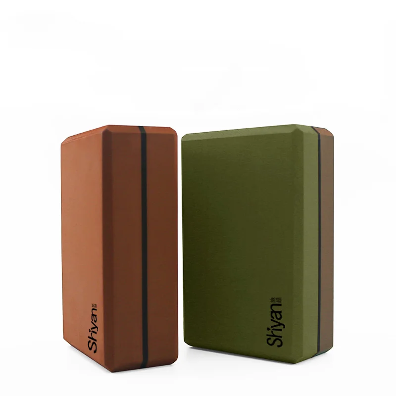 

Home Gym Fitness Yoga Block EVA Yoga Block Brick Soft High Density 420g Yoga Block to Support Poses Body Building Fitness