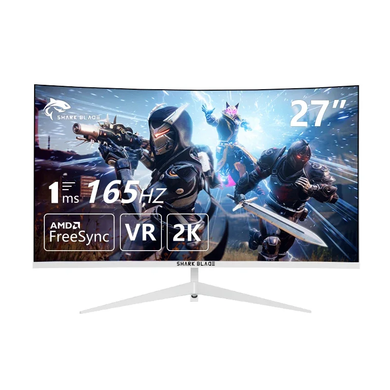 Настольный игровой компьютерный экран 27 дюймов монитор 2K165Hz PC IPS QHD 1LCD дисплей плоская панель HDMI-Совместимость/DP/2560*1440