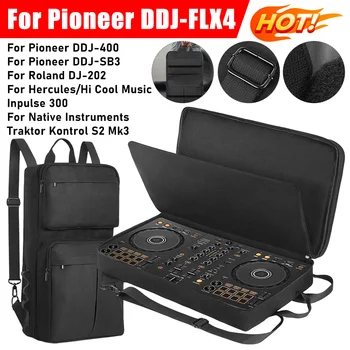 Zaino per DJ Pioneer DDJ-400/DDJ-FLX4 e Roland DJ-202, Custodia da Viaggio per Mixer DJ, Anti-graffio, con Tracolla Regolabile