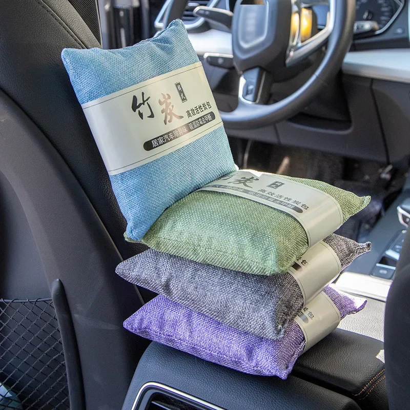 Natural Bamboo Charcoal Air Purifying Bags for Car Home Remove Formaldehyde Activated Charcoal Odor Eliminator Natural Carbon