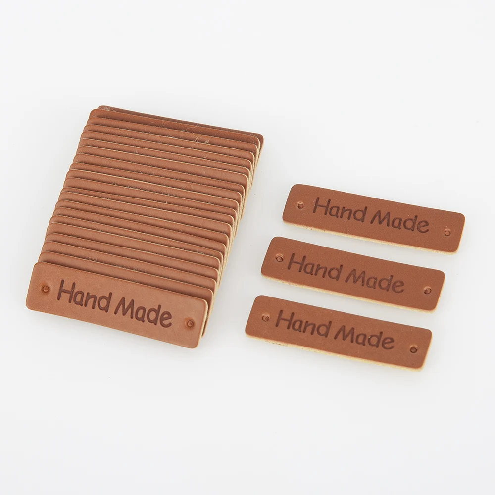 Leather Tags, Personalized Leather Labels, Custom Clothing Labels